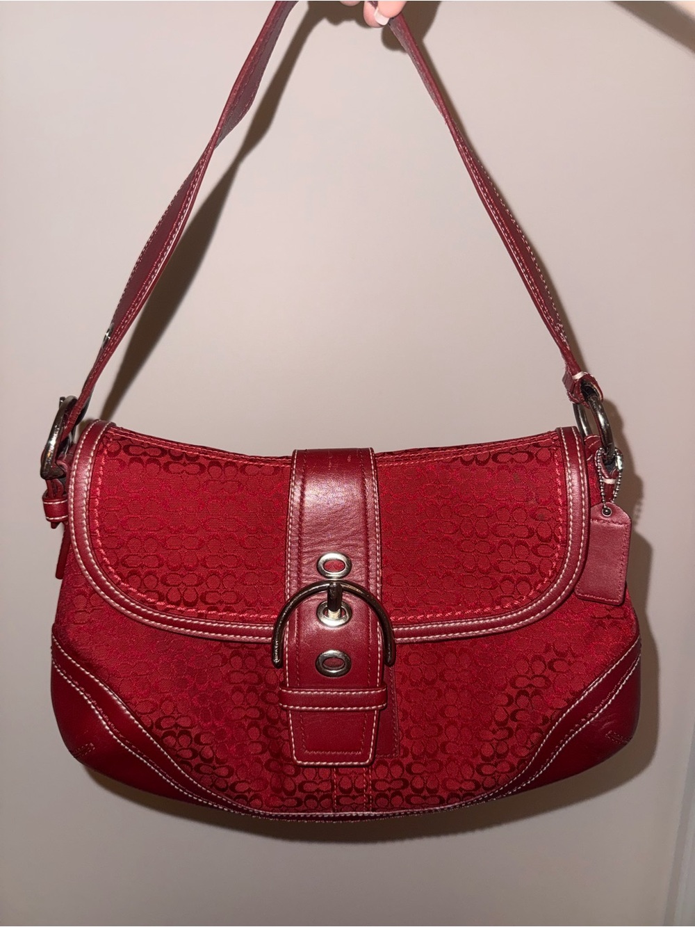 Coach Soho Mini Signature Flap Shoulder Bag